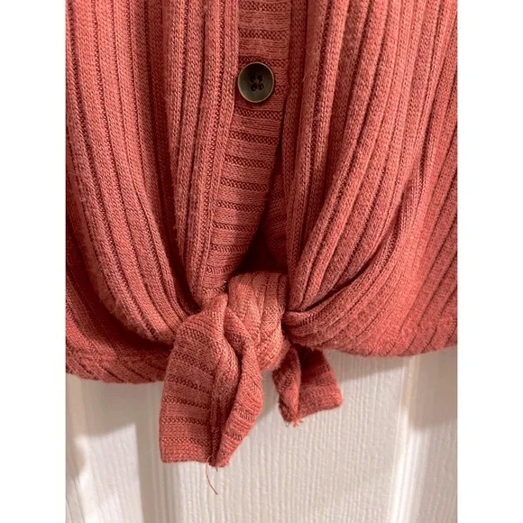 ❣️True Craft Knit Sweater Long Sleeve Coral Color Top Size X-Small (XS)❣️ - Picture 6 of 7